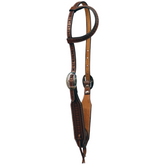 Oxbow Ribbon One Ear Headstall - Chestnut